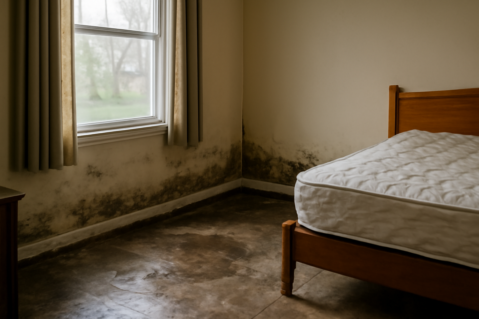 Bedroom Water Removal in Kent, OH