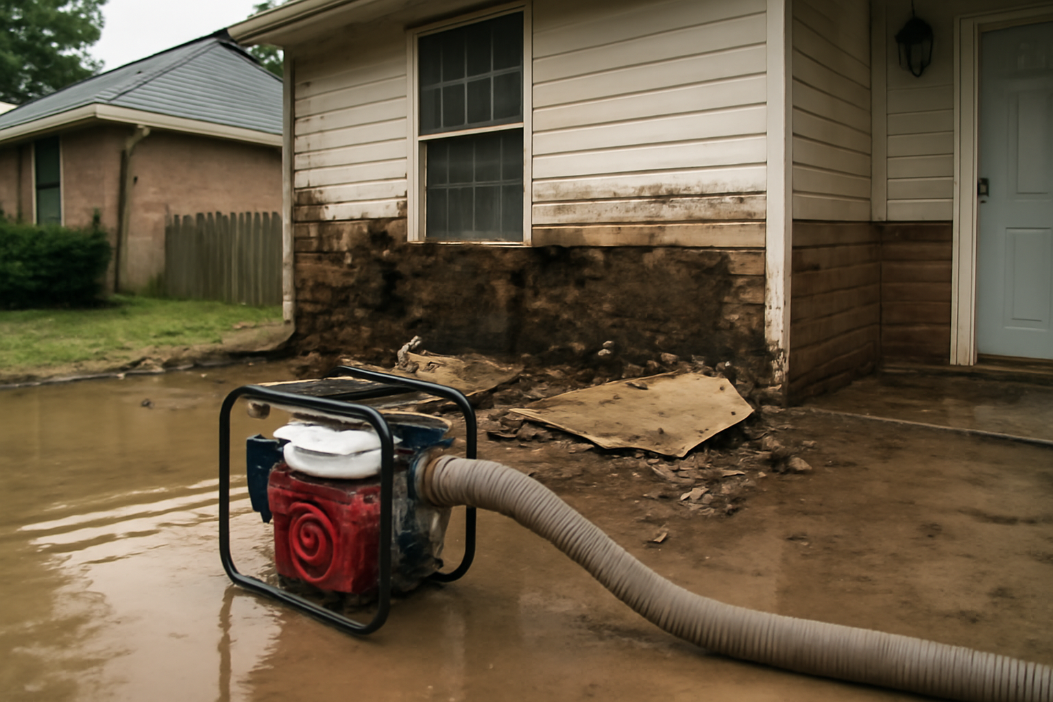 Floodwater Removal in Canton, OH