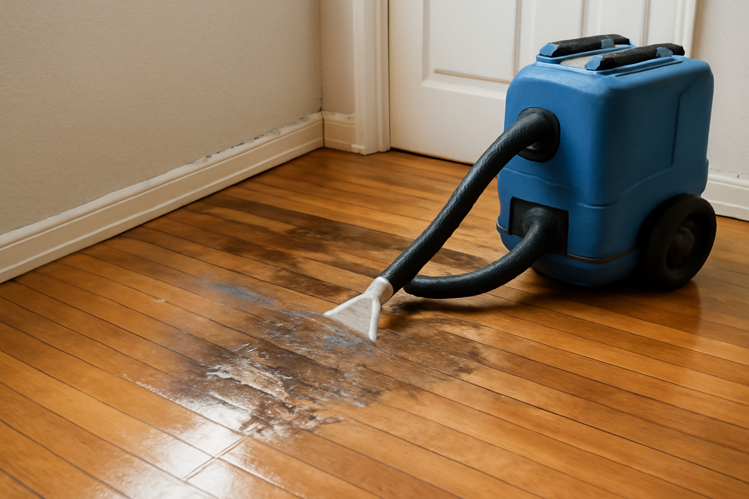 Hardwood Floor Water Extraction in Wadsworth, OH