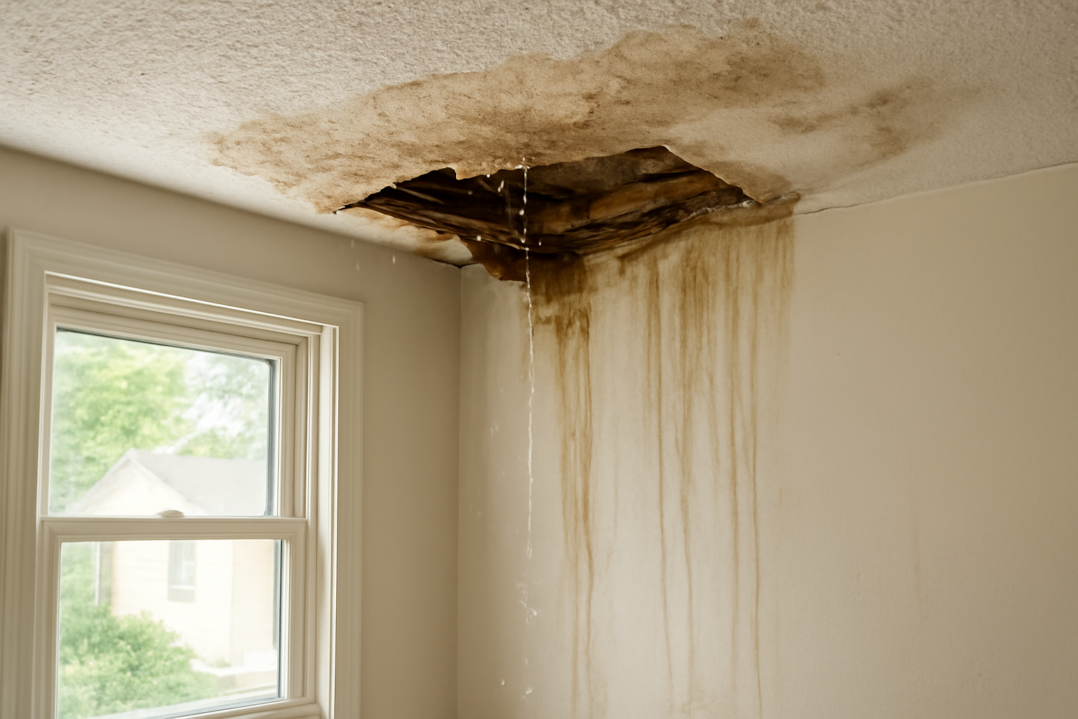 Roof Leak Water Removal in Alliance, OH
