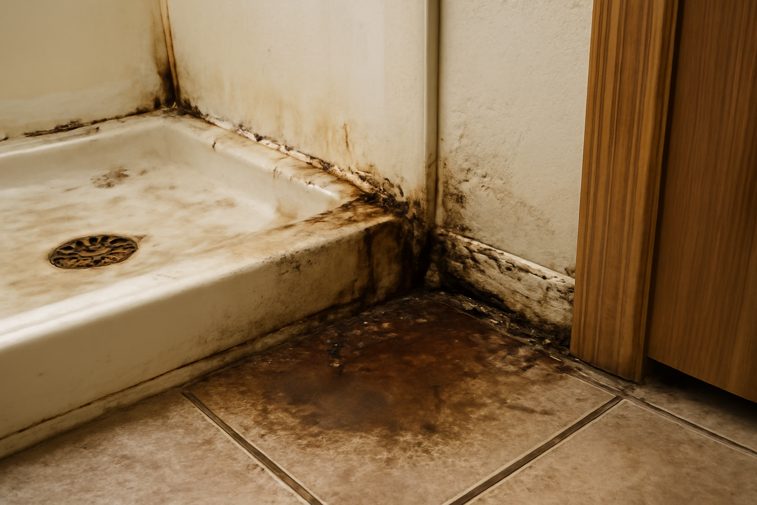 Shower Pan Leak Water Removal in Bedford Heights, OH