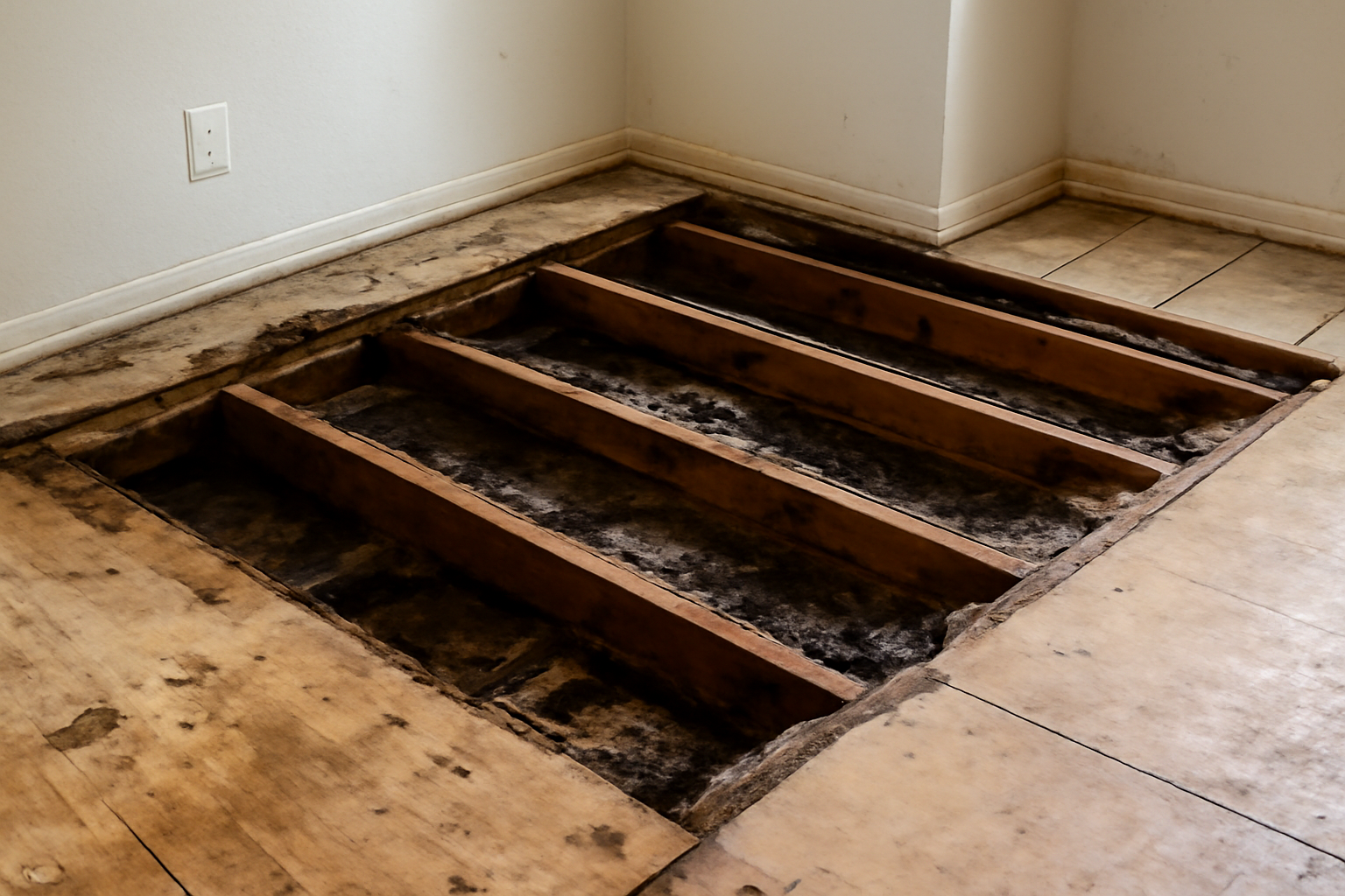 Subfloor Water Damage Repair in Avon Lake, OH