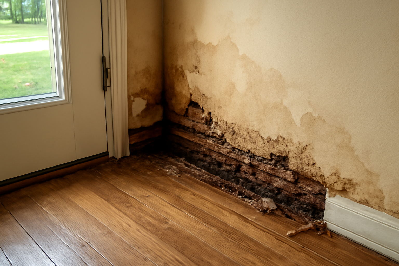 Wood Trim Water Damage Restoration in Ashland, OH